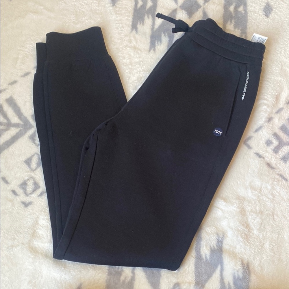 Abercrombie Kids Black Jogger Pants💗
